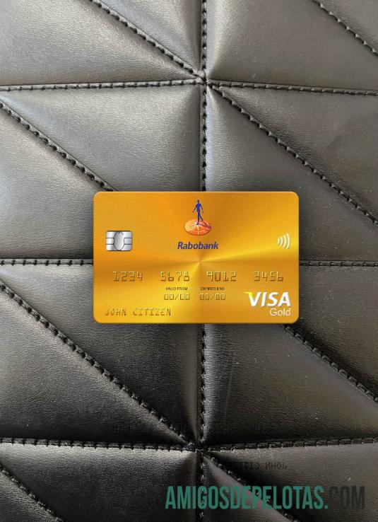 Holanda Rabobank Visa Gold Card Photolook Frente modelo